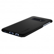Spigen Thin Fit Case - качествен тънък матиран кейс за Samsung Galaxy S10E (черен) 4