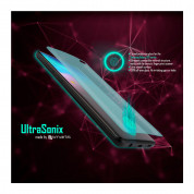 4smarts Second Glass UltraSonix with Colour Frame - калено стъклено защитно покритие с извити ръбове за Samsung Galaxy S10 (черен-прозрачен) 2