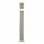 4smarts Metal Milanese Loop Band - стоманена, неръждаема каишка за Apple Watch 42мм, 44мм (сив)