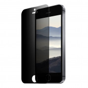 Eiger Privacy 2.5D Tempered Glass - калено стъклено защитно покритие с извити ръбове и определен ъгъл на виждане за дисплея на iPhone SE, iPhone 5S, iPhone 5