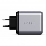 Satechi 30W Dual USB-C Wall Charger - захранване с USB-C изход (18W) и 1 x USB 3.0 изход (сив) 6