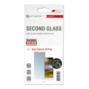 4smarts Second Glass Limited Cover - калено стъклено защитно покритие за дисплея на Sony Xperia 10 Plus (прозрачен) 2