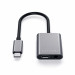 Satechi USB-C to 3.5mm Headphone Jack Adapter - активен адаптер USB-C към 3.5 мм. аудио изход и USB-C изход (сив) 4