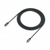 Satechi USB-C to USB-C Charging Cable 100W - USB-C към USB-C кабел за MacBook и устройства с USB-C порт (200 cm) (сив) 4