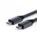 Satechi USB-C to USB-C Charging Cable 100W - USB-C към USB-C кабел за MacBook и устройства с USB-C порт (200 cm) (сив) 4