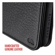 CaseMate Wallet Folio - кожен калъф (естествена кожа), тип портфейл за Samsung Galaxy S10 (черен) 1
