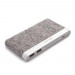 Platinet Power Bank 10000 mAh Polymer Fabric Braided - външна с 2 USB изходa за таблети и смартфони (светлосив) 2