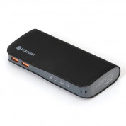 Platinet Power Bank Leather 15000 mAh Quick Charge 3.0 (black)  2