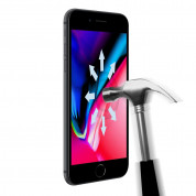 Eiger Tri Flex High Impact Film Screen Protector - качествено защитно покритие за дисплея на iPhone 7, iPhone 8, iPhone SE (2020), iPhone SE (2022) (един брой) 2