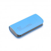 Platinet Power Bank Leather 5200 mAh - външна батерия с 2 USB изходa за таблети и смартфони (син) 2