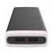 Platinet Power Bank 20000mAh - външна батерия с 2 USB изходa за таблети и смартфони (черен) 1