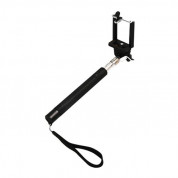 Omega Monopod Smartphones Cable Telescopic Pole Selfie Stick - селфи монопод за мобилни устройства (черен)