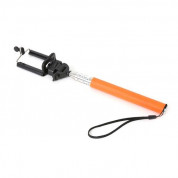 Omega Monopod Smartphones Cable Telescopic Pole Selfie Stick - селфи монопод за мобилни устройства (оранжев)