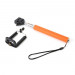 Omega Monopod Smartphones Cable Telescopic Pole Selfie Stick - селфи монопод за мобилни устройства (оранжев) 3