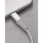 Anker PowerLine+ II USB-A to Lightning Cable - сертифициран (MFi) USB към Lightning кабел за Apple устройства с Lightning порт (90 см) (сребрист) 3