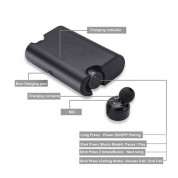 Platinet Bluetooth Earphones Sport + Charging Station - безжични блутут слушалки със станция за зареждане (черен) 5