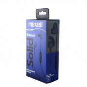 Maxell Earphones Bluetooth Solid BT100 - безжични спортни блутут слушалки за мобилни устройства (син) 1