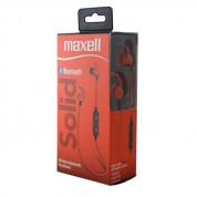 Maxell Earphones Bluetooth Solid BT100 - безжични спортни блутут слушалки за мобилни устройства (червен) 1