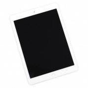 OEM iPad Air 2 Display Unit - резервен дисплей за iPad Air 2 (пълен комплект) - бял