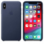 Apple iPhone Leather Case for iPhone XS (midnight blue) 3