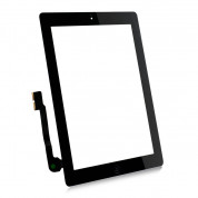 OEM iPad 4 Touch Screen Digitizer with Home button - резервен дигитайзер (тъч скриийн) с външно стъкло и Home бутон за iPad 4 (черен)