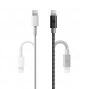 Nonda ZUS 90 Lightning Carbon Fiber Cable - Lightning кабел с оплетка от карбон за iPhone, iPad и устройства с Lightning порт 2