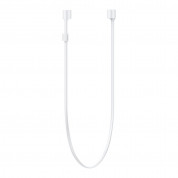 Spigen TEKA AirPods Strap - тънко силиконово въженце за безжични слушалки Apple Airpods и Apple Airpods 2 (бял) 7