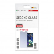 4smarts Second Glass - калено стъклено защитно покритие за дисплея на LG V50 ThinQ (прозрачен) 2