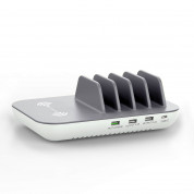 4smarts Inductive Charger Family 50W Plus 10W Wireless Charging - док станция с безжично зареждане и 3xUSB и 1xUSB-C 1