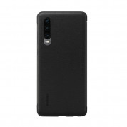 Huawei Smart View Flip Cover - оригинален кожен калъф за Huawei P30 (черен) 3