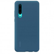 Huawei Silicone Case - оригинален силиконов (TPU) калъф за Huawei P30 (син)