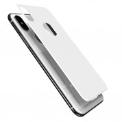 Pantera Glass 3D Tempered Glass for The Back Side - каленo стъкленo защитнo покритие за задната част на iPhone XS, iPhone X (бял)