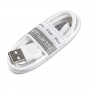4smarts Basic Lightning Cable MFI - сертифициран lightning кабел (100 см.) за iPhone, iPad и iPod с Lightning вход (бял) (bulk) 3