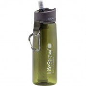 LifeStraw Go 2-Stage Filtration - бутилка за пречистване на всякакъв тип вода с двойна филтрация (зелен)