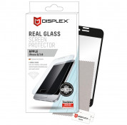 Displex Real Glass 10H Protector 3D Full Cover - калено стъклено защитно покритие за дисплея на iPhone 6S, iPhone 6 (черен-прозрачен)