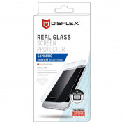 Displex Real Glass 10H Protector 3D Case Friendly - калено стъклено защитно покритие за дисплея на Samsung Galaxy S8 (черен-прозрачен)
