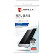 Displex Real Glass 10H Protector 3D Case Friendly - калено стъклено защитно покритие за дисплея на Samsung Galaxy S8 Plus (черен-прозрачен)