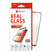 Displex Real Glass 10H Protector 3D Full Cover - калено стъклено защитно покритие за дисплея на Huawei P30 Lite (черен-прозрачен)