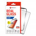Displex Real Glass 10H Protector 3D Full Cover FPS - калено стъклено защитно покритие с поддръжка на сензора за отпечатъци за дисплея на Samsung Galaxy S10 (черен-прозрачен) 1