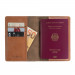 JT Berlin Leather Passport Wallet Tegel - елегантен кожен портфейл (кафяв) 5