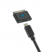 iGo Charge & Sync USB Cable - USB кабел за устройства с microUSB, miniUSB и 30-pin Dock порт (120 см) (черен) 1