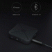 Rovtop 2-in-1 Stereo Bluetooth 4.2 Receiver and Transmitter - безжичен блутут аудио приемник и предавател с вградена батерия и 3.5 мм аудио жак (черен) 3