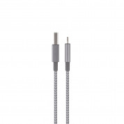 Moshi Integra USB-A Charge and Sync Cable with Lightning Connector (25cm) (grey) 1