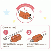 Cable Bite Protection - артистичен аксесоар, предпазващ вашия Lightning кабел (червена панда) 3