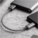 Moshi Integra USB-C Charge and Sync Cable - USB-C кабел за Macbook и устройства с USB-C (25 см) (сив) 4