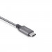 Moshi Integra USB-C Charge and Sync Cable - USB-C кабел за Macbook и устройства с USB-C (25 см) (сив) 3