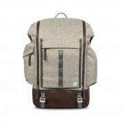 Moshi Captus Rolltop Backpack 45L  - елегантна и качествена раница за MacBook Pro 15 и лаптопи до 15 инча (бежов)