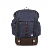 Moshi Captus Rolltop Backpack 45L  - елегантна и качествена раница за MacBook Pro 15 и лаптопи до 15 инча (син)