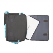 Platinet Notebook Bag 15.6 Messenger Collection - чанта с презрамка за преносими компютри до 16 инча (сив-син) 2