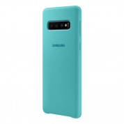 Samsung Silicone Cover Case EF-PG973TG - оригинален силиконов кейс за Samsung Galaxy S10 (зелен) 1